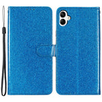 Til Samsung Galaxy A05 4G Glittery PU-læderpung Telefoncover Stødsikkert Flip Stand-cover