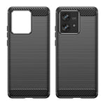TPU Telefoncover til Motorola Edge 40 Neo 5G Etui Kulfiber Tekstur Cover