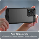 TPU Telefoncover til Motorola Edge 40 Neo 5G Etui Kulfiber Tekstur Cover