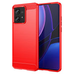 TPU Telefoncover til Motorola Edge 40 Neo 5G Etui Kulfiber Tekstur Cover