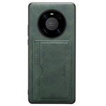 DENIOR For Huawei Mate 60 Pro / 60 Pro+ Case Card Holder PU Leather+TPU+PC Phone Cover