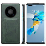 DENIOR For Huawei Mate 60 Pro / 60 Pro+ Case Card Holder PU Leather+TPU+PC Phone Cover
