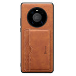 DENIOR For Huawei Mate 60 Pro / 60 Pro+ Case Card Holder PU Leather+TPU+PC Phone Cover