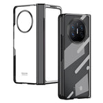 For Huawei Mate X5 Case Hard PC Electroplated Phone Cover with Tempered Glass Film