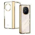 For Huawei Mate X5 Case Hard PC Electroplated Phone Cover with Tempered Glass Film