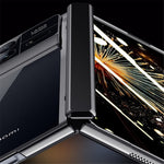 For Xiaomi Mix Fold 3 5G Case Clear PC Kickstand Phone Cover with Anti-Spy Screen Protector