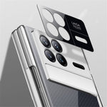 For Xiaomi Mix Fold 3 5G Case Clear PC Kickstand Phone Cover with Anti-Spy Screen Protector