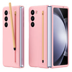 For Samsung Galaxy Z Fold5 5G Case Rubberized PC Phone Cover with Stylus Pen