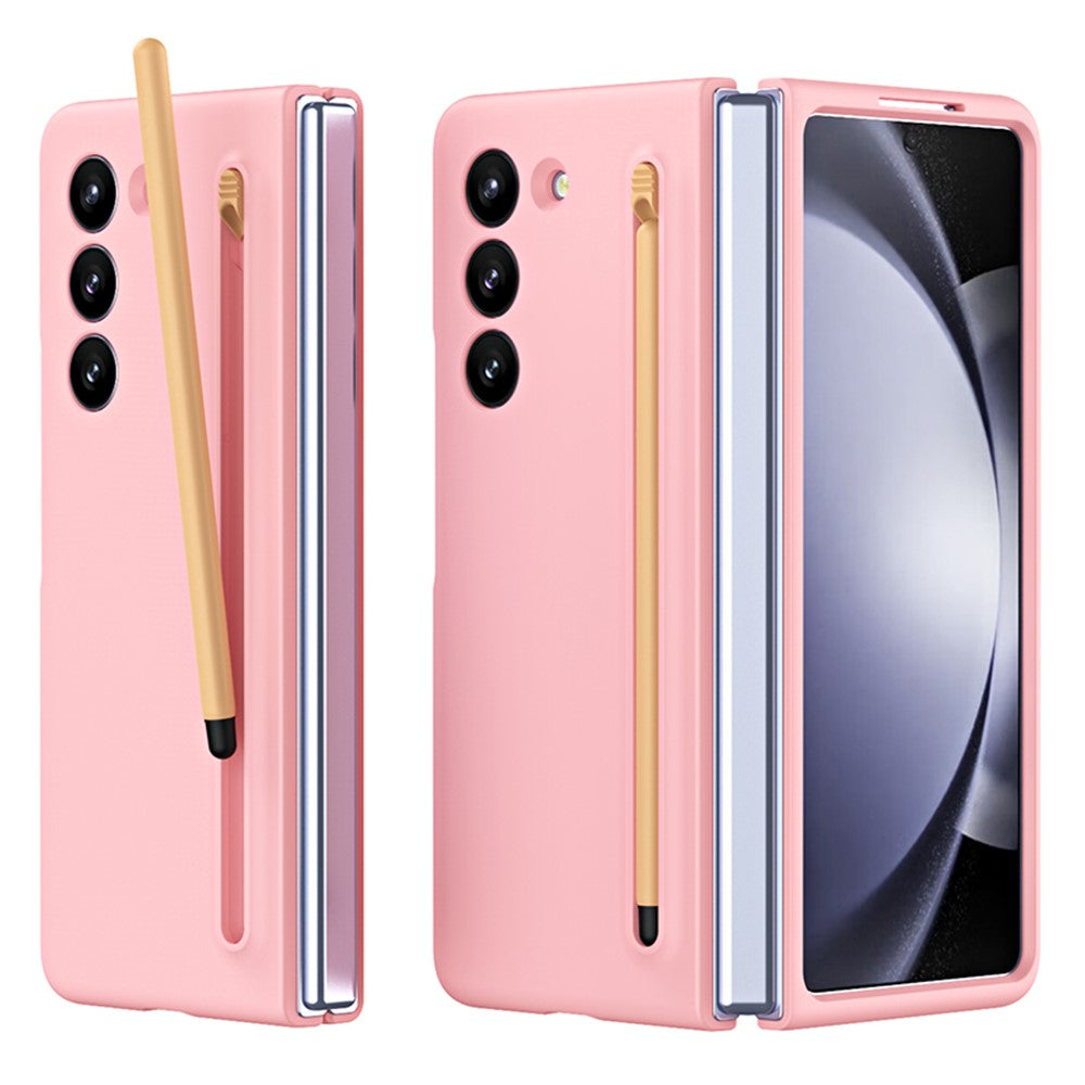For Samsung Galaxy Z Fold5 5G Case Rubberized PC Phone Cover with Stylus Pen