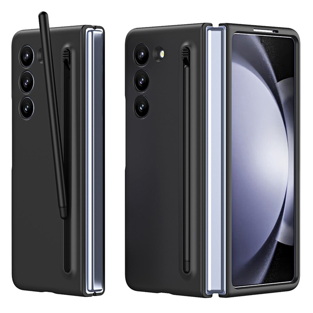 For Samsung Galaxy Z Fold5 5G Case Rubberized PC Phone Cover with Stylus Pen