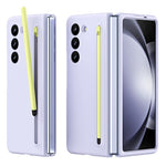 For Samsung Galaxy Z Fold5 5G Case Rubberized PC Phone Cover with Stylus Pen