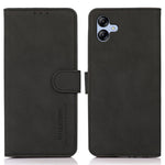 KHAZNEH For Samsung Galaxy A05 4G Case Textured Leather Mobile Phone Cover Wallet Stand Shell