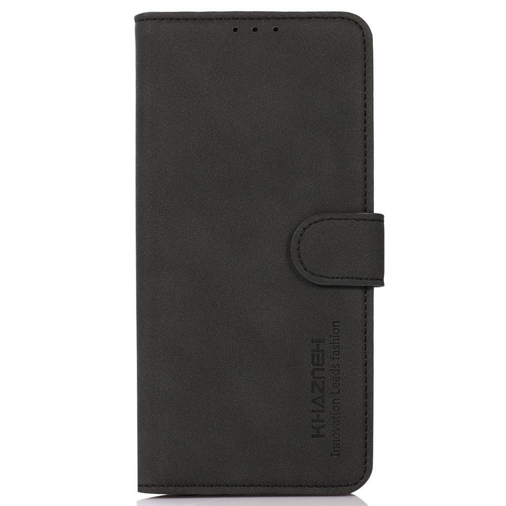 KHAZNEH For Samsung Galaxy A05 4G Case Textured Leather Mobile Phone Cover Wallet Stand Shell