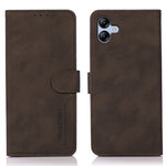 KHAZNEH For Samsung Galaxy A05 4G Case Textured Leather Mobile Phone Cover Wallet Stand Shell