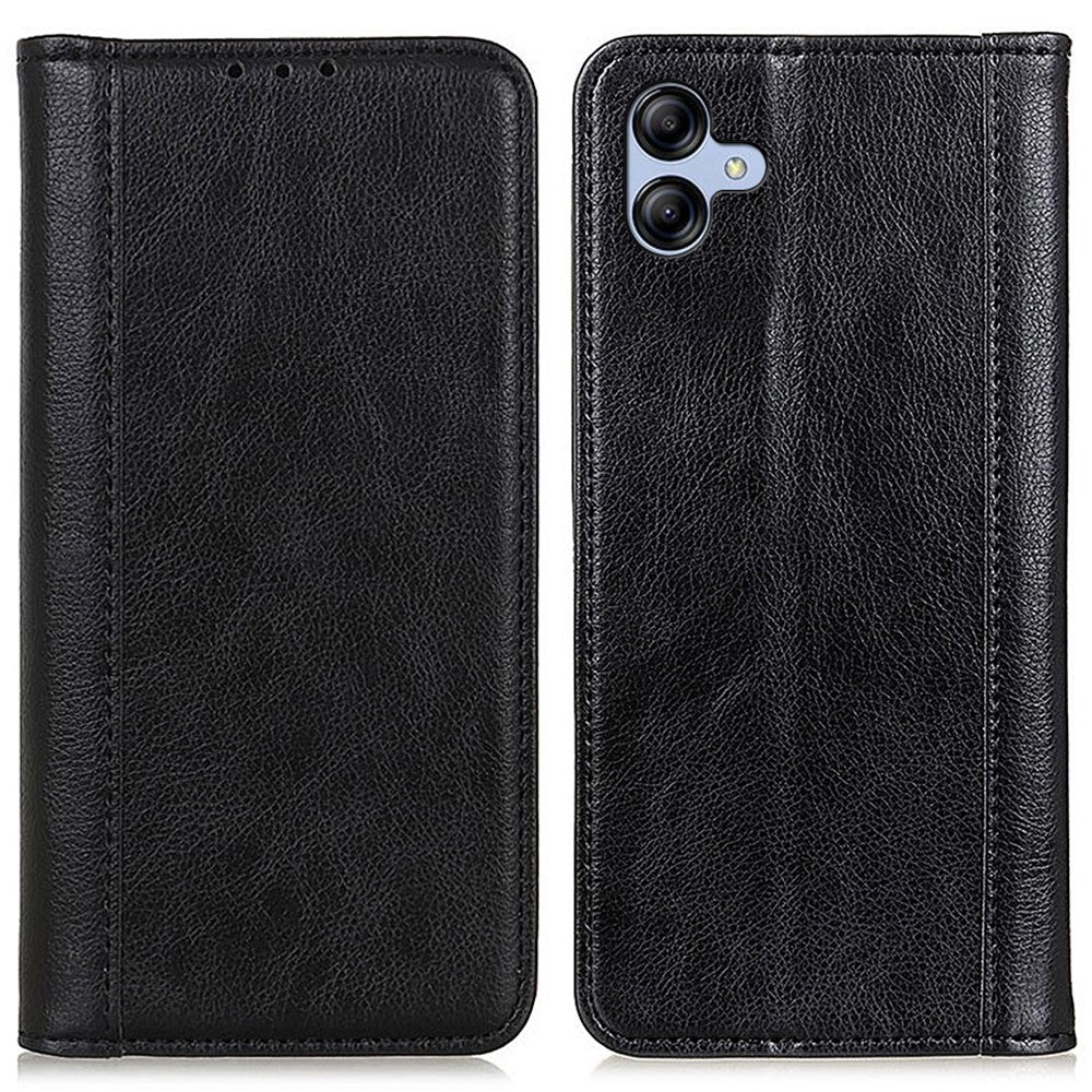 For Samsung Galaxy A05 4G Case Phone Shell Anti-Scratch Split Leather Wallet with Stand Function