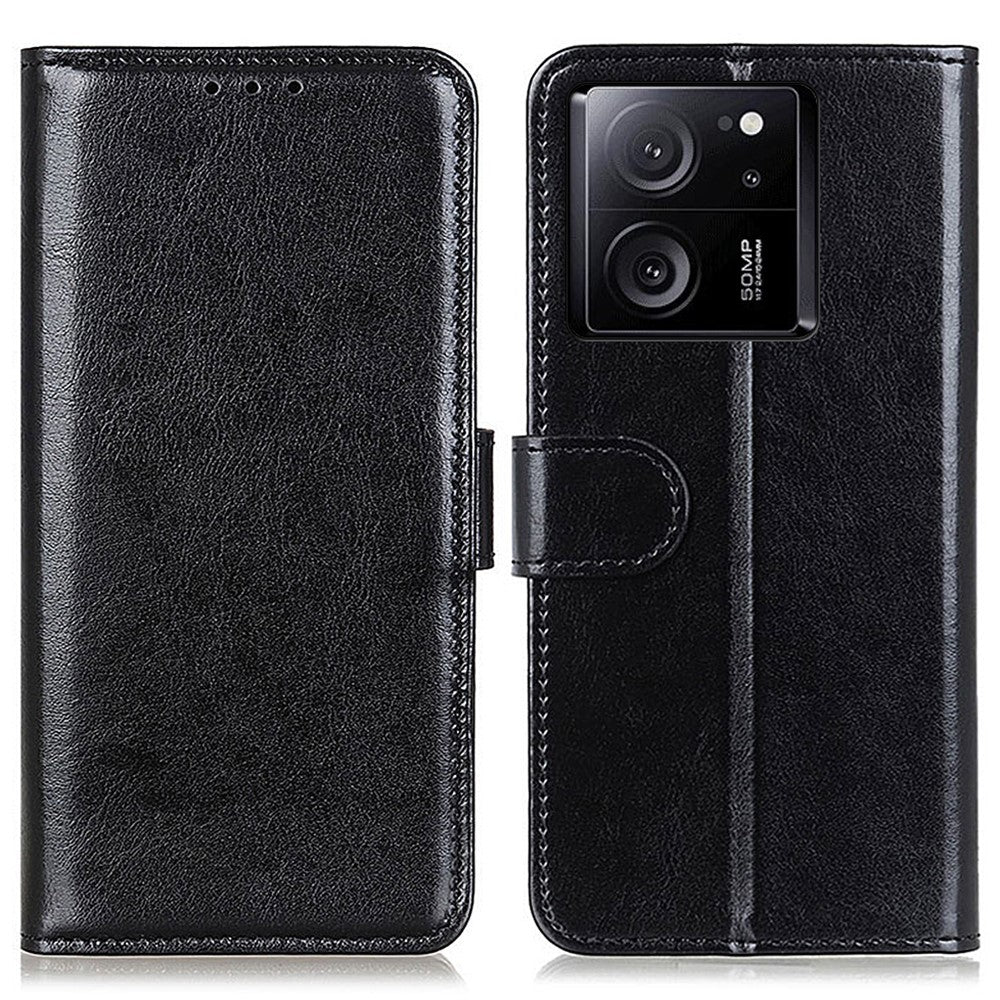 For Xiaomi Redmi K60 Ultra / 13T / 13T Pro Case Wallet Crazy Horse Texture Shockproof Stand Leather Phone Cover