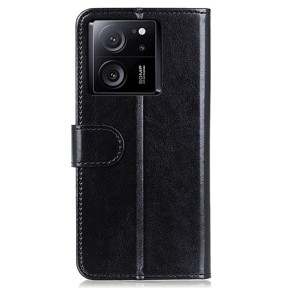 For Xiaomi Redmi K60 Ultra / 13T / 13T Pro Case Wallet Crazy Horse Texture Shockproof Stand Leather Phone Cover