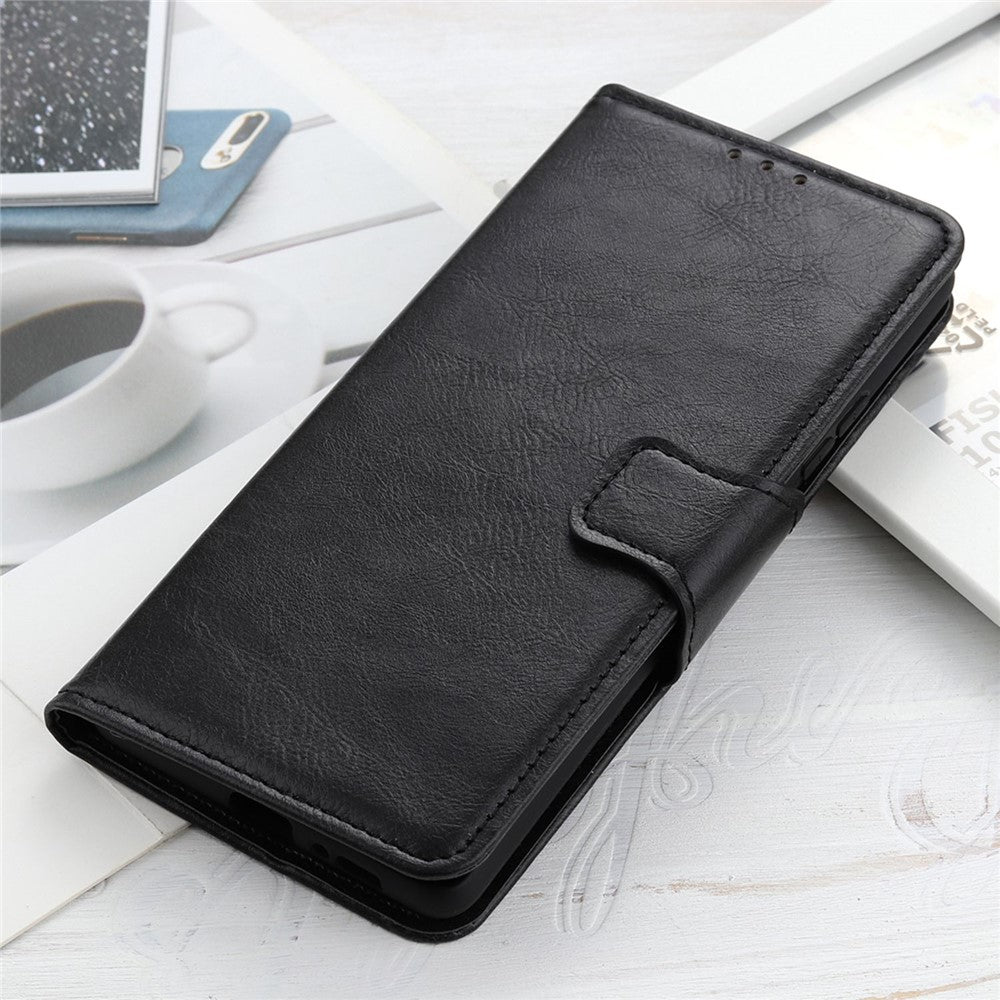 For Samsung Galaxy A05s 4G Case PU Leather Case Crazy Horse Texture Wallet Stand Phone Cover