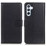 Til Samsung Galaxy A05s 4G Etui PU Læder Pung Stativ Litchi Tekstur Telefoncover