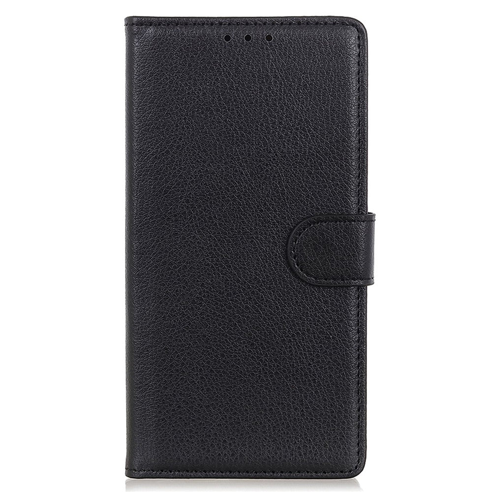 Til Samsung Galaxy A05s 4G Etui PU Læder Pung Stativ Litchi Tekstur Telefoncover