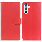 Til Samsung Galaxy A05s 4G Etui PU Læder Pung Stativ Litchi Tekstur Telefoncover