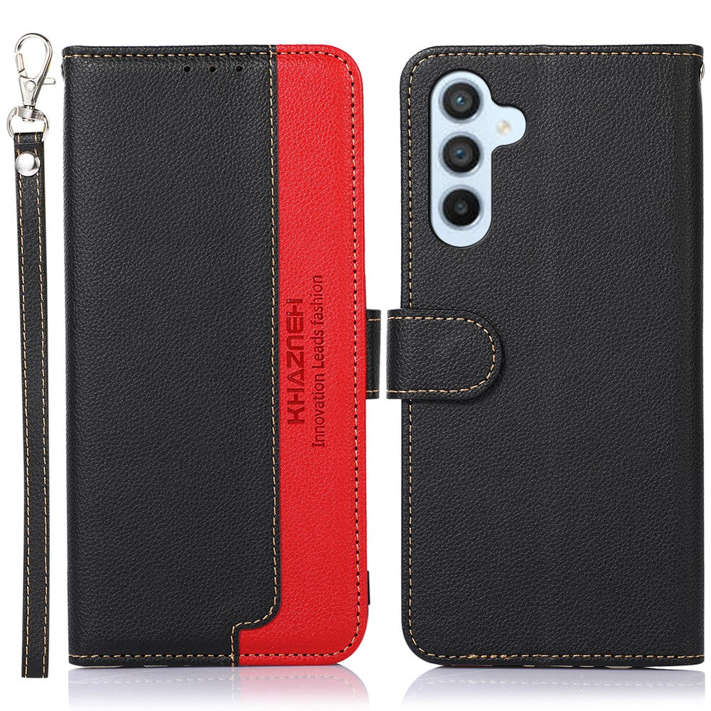 KHAZNEH Til Samsung Galaxy A05s 4G Etui RFID-blokerende pung i PU-læder telefoncover