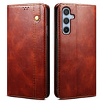 For Samsung Galaxy F34 5G / M34 5G Case Slim-Fit PU Leather Stand Wallet Leather Phone Shell