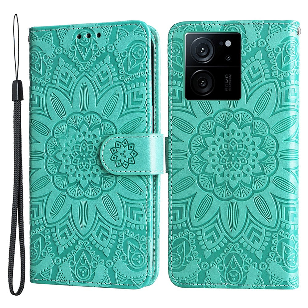 Xiaomi Redmi K60 Ultra / 13T / 13T Pro Plånboksfodral Reptåligt PU-läder Magnetiskt mobilskal