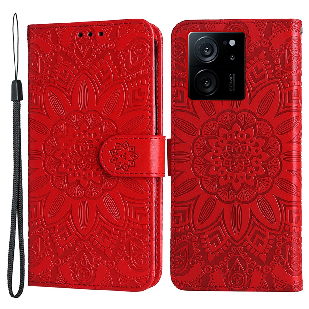 Xiaomi Redmi K60 Ultra / 13T / 13T Pro Plånboksfodral Reptåligt PU-läder Magnetiskt mobilskal