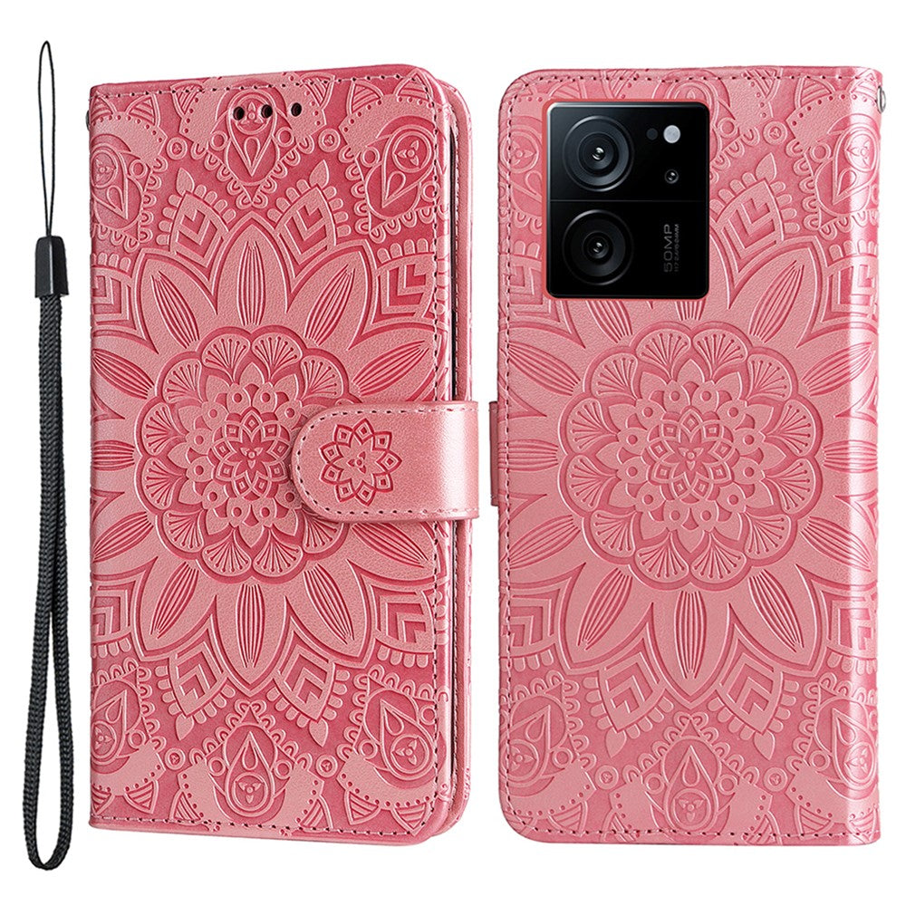 Xiaomi Redmi K60 Ultra / 13T / 13T Pro Plånboksfodral Reptåligt PU-läder Magnetiskt mobilskal