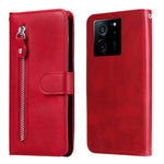 For Xiaomi Redmi K60 Ultra / 13T / 13T Pro Case Shockproof Shell Zipper Pocket Wallet Stand Phone Cover