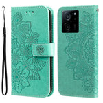 For Xiaomi Redmi K60 Ultra / 13T / 13T Pro Case Floral Pattern PU Leather Wallet Stand Phone Cover