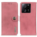KHAZNEH-cover til Xiaomi 13T / 13T Pro / Redmi K60 Ultra, stødabsorberende mobilcover i PU-læder med stativ og tegnebog