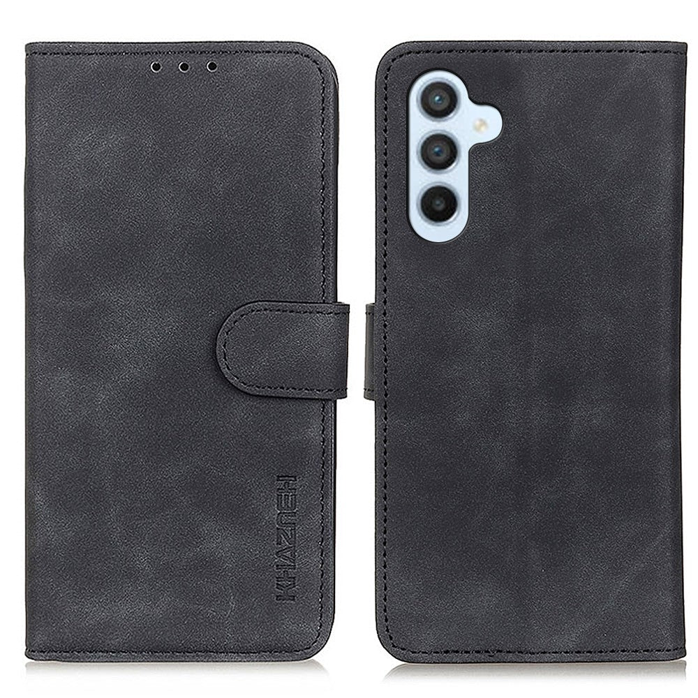 KHAZNEH For Samsung Galaxy A05s 4G Case Retro Texture PU Leather Wallet Mobile Phone Cover