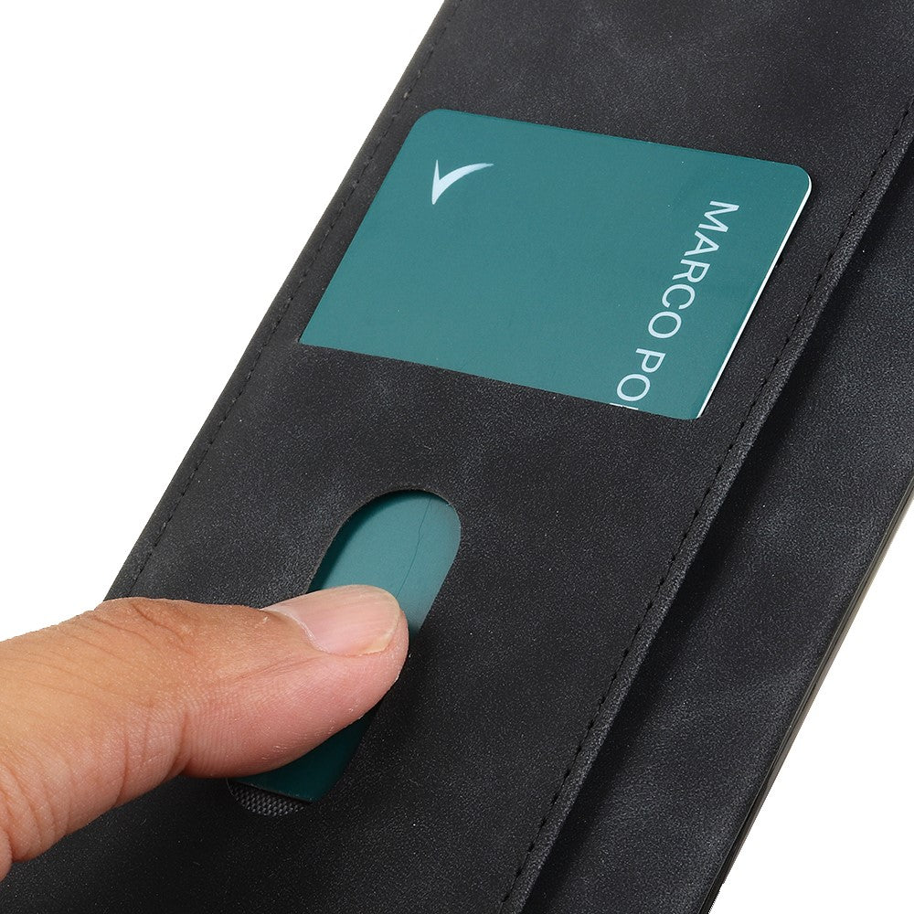 KHAZNEH For Samsung Galaxy A05s 4G Case Retro Texture PU Leather Wallet Mobile Phone Cover