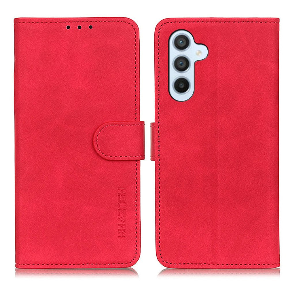 KHAZNEH For Samsung Galaxy A05s 4G Case Retro Texture PU Leather Wallet Mobile Phone Cover