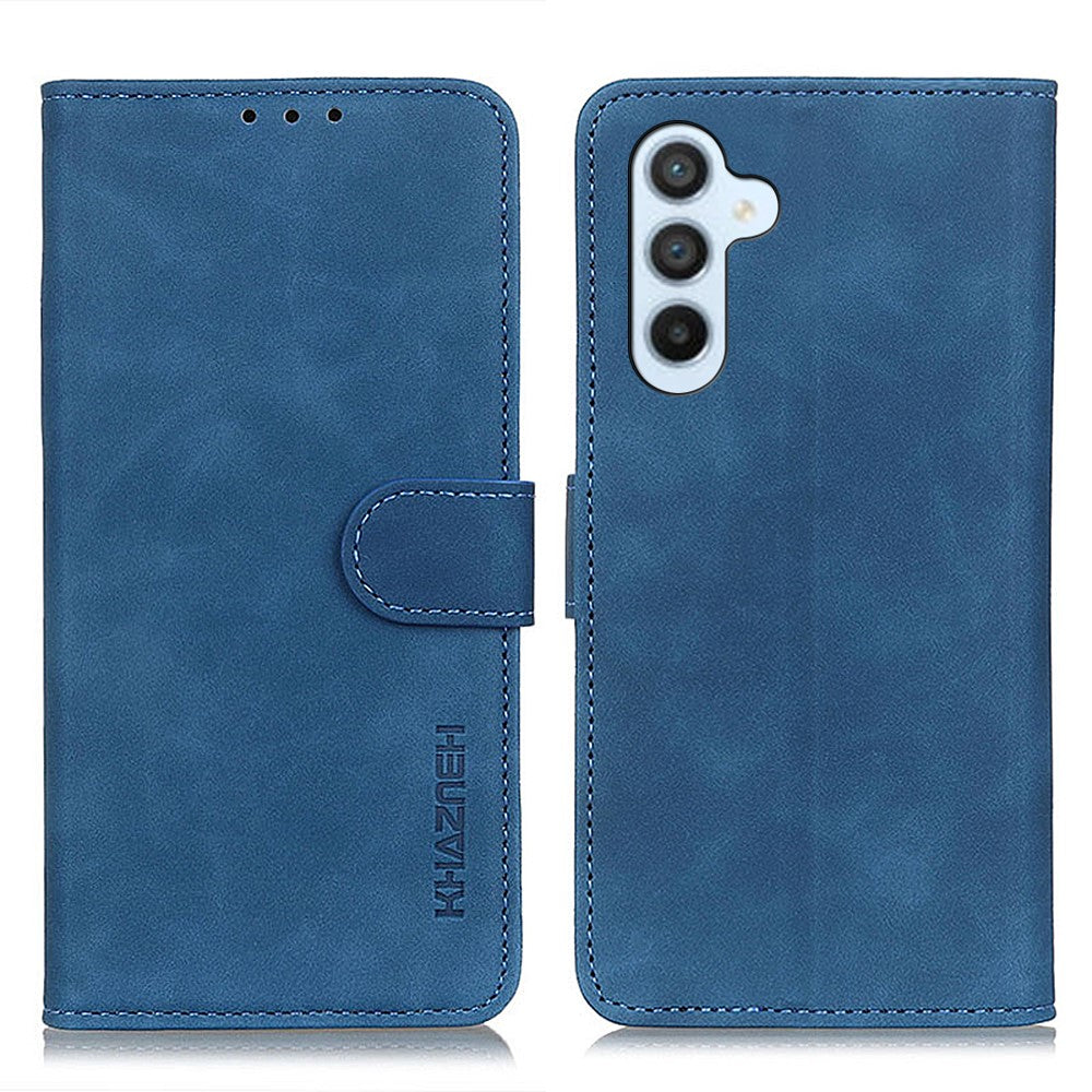 KHAZNEH For Samsung Galaxy A05s 4G Case Retro Texture PU Leather Wallet Mobile Phone Cover