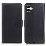 Til Samsung Galaxy A05 4G Etui Pung Stand Litchi Tekstur PU Læder Telefoncover