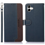 KHAZNEH Til Samsung Galaxy A05 4G Cover RFID Blokerende Pung PU Læder Telefonstativ Cover