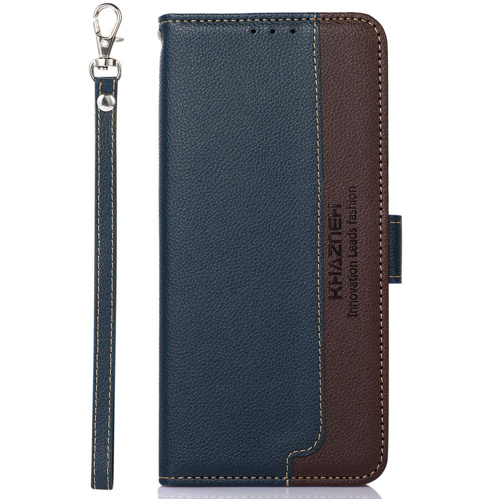 KHAZNEH Til Samsung Galaxy A05 4G Cover RFID Blokerende Pung PU Læder Telefonstativ Cover