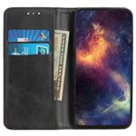 Til Samsung Galaxy A05 4G Cover, Splitlæder Cover Pung Stativ Kohuds-tekstur Telefoncover