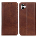 Til Samsung Galaxy A05 4G Cover, Splitlæder Cover Pung Stativ Kohuds-tekstur Telefoncover
