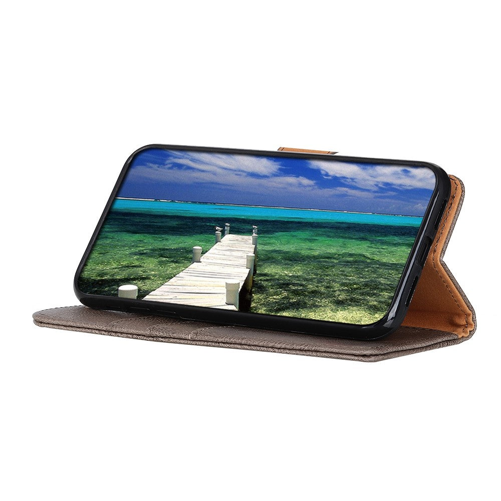 KHAZNEH For Samsung Galaxy A05 4G Case Cowhide Texture Leather Wallet Phone Cover