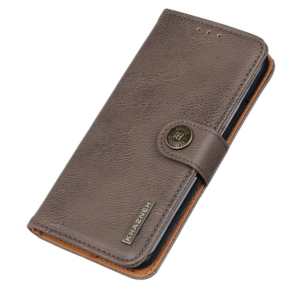 KHAZNEH For Samsung Galaxy A05 4G Case Cowhide Texture Leather Wallet Phone Cover