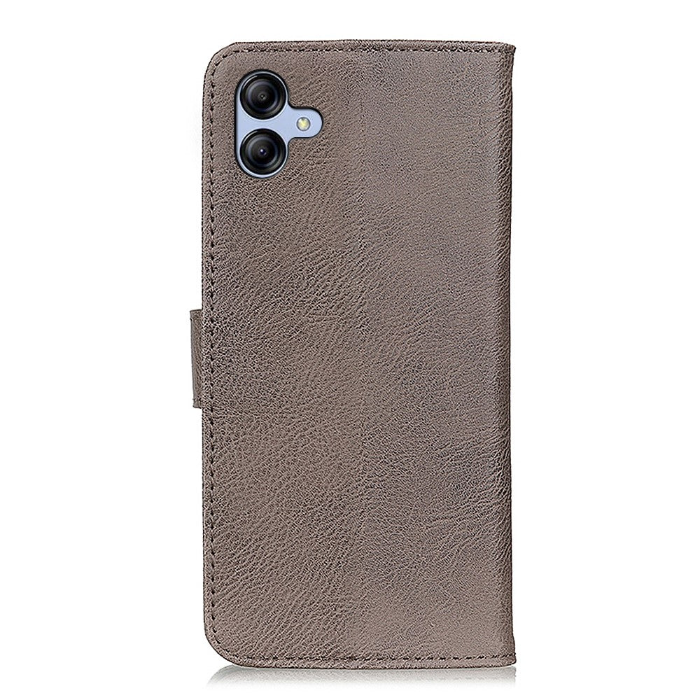 KHAZNEH For Samsung Galaxy A05 4G Case Cowhide Texture Leather Wallet Phone Cover