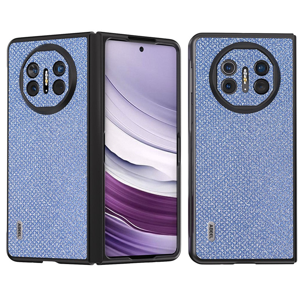 ABEEL For Huawei Mate X5 Case PU Leather Coated PC Rhinestone Texture Phone Cover