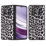 ABEEL For Huawei Mate X5 Case PU Leather+PC Leopard Pattern Shell Cover