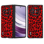 ABEEL For Huawei Mate X5 Case PU Leather+PC Leopard Pattern Shell Cover