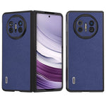 ABEEL For Huawei Mate X5 Case Litchi Texture Genuine Cow Leather+PC Cover