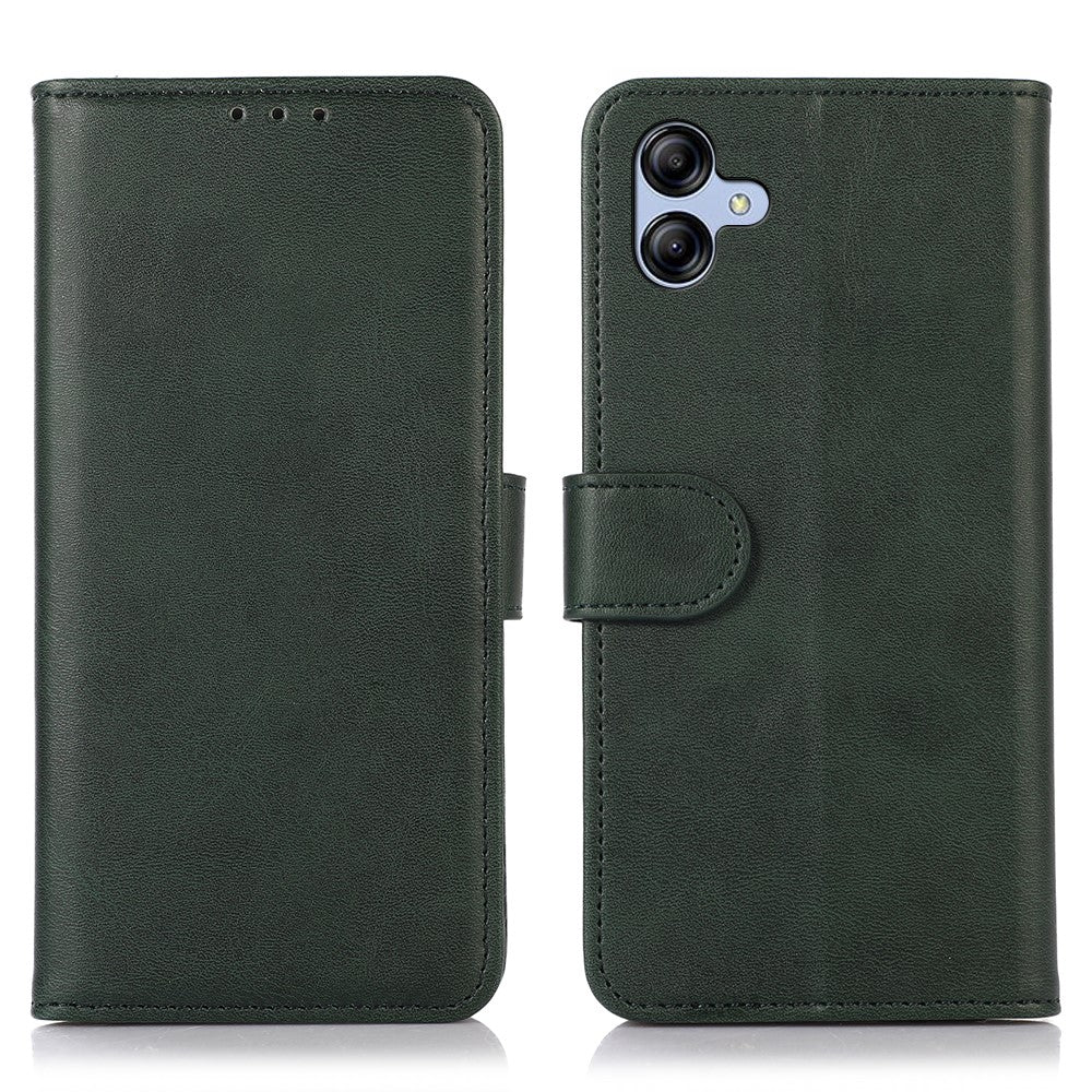 For Samsung Galaxy A05 4G Case Cowhide Texture Anti-Scratch Leather Phone Stand Cover Wallet
